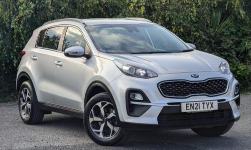 Used 2021 Kia Sportage 1.6 GDi (130bhp) 2 ISG Silver at Staceys Motors