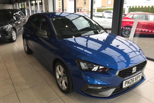 Used 2026 SEAT Leon 1.5 eTSI MHEV FR DSG Euro 6 (s/s) 5dr Blue at RM Fisher