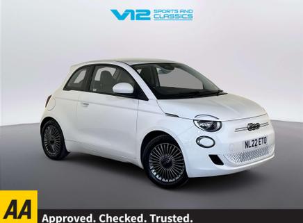 2022 fiat 500e 42kwh icon hatchback 3dr electric auto (118 ps) worksop price: £9,295 or finance: £163.25 per month 2022 46,680 miles... photo