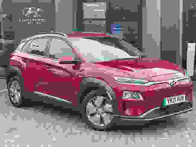 Used 2021 Hyundai KONA 64kWh Premium Auto 5dr (10.5kW Charger) Red at West Riding