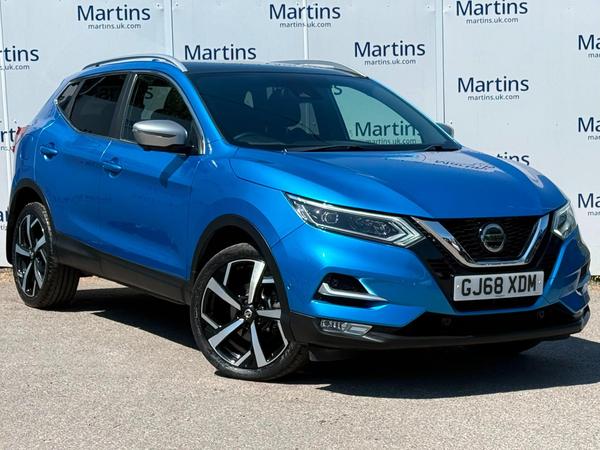 Used 2018 Nissan Qashqai 1.3 DIG-T Tekna+ Euro 6 (s/s) 5dr Blue at Martins Group