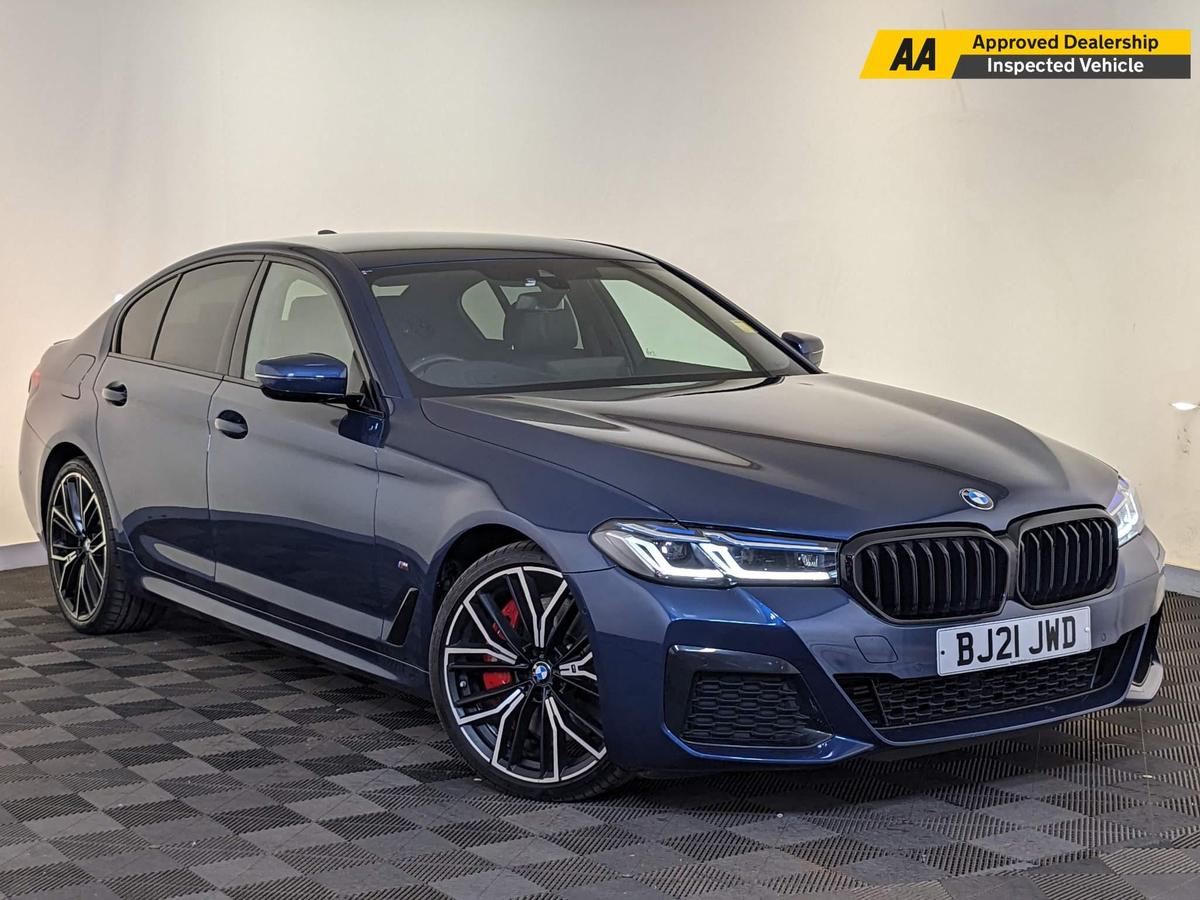 Used 2021 BMW 5 Series Blue £29,995 | 47,320 Miles | V12