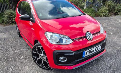 Used 2018 Volkswagen up! 1.0 TSI up! GTI Euro 6 (s/s) 3dr Red at Staceys Motors