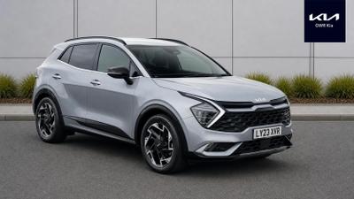 Used 2023 Kia Sportage 1.6 T-GDi ISG 48V GT-LINE Lunar Silver at Kia Motors UK