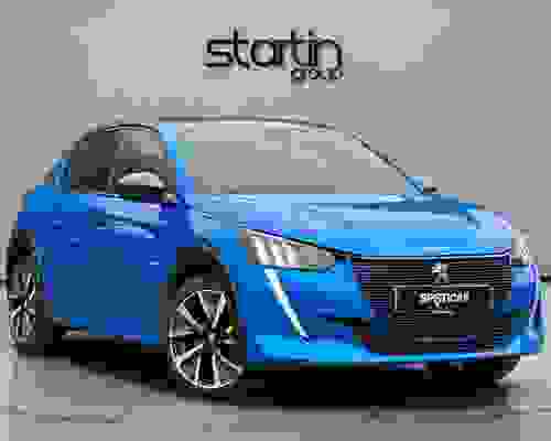 Peugeot E-208 50kWh GT Line Auto 5dr Blue at Startin Group