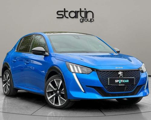 Peugeot E-208 50kWh GT Line Auto 5dr at Startin Group