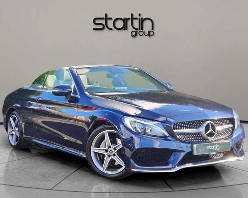 Mercedes-Benz C Class 2.0 C200 AMG Line (Premium Plus) Cabriolet G-Tronic+ Euro 6 (s/s) 2dr at Startin Group