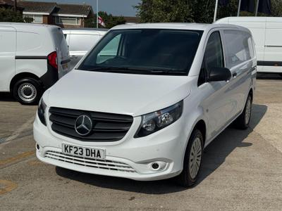 Used 2023 Mercedes-Benz Vito 2.0 114 CDI Progressive Panel Van 5dr Diesel Manual RWD L2 Euro 6 (s/s) (LWB) (136 ps) at MBNI