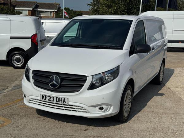 Used 2023 Mercedes-Benz Vito 2.0 114 CDI Progressive Panel Van 5dr Diesel Manual RWD L2 Euro 6 (s/s) (LWB) (136 ps) White at MBNI Truck & Van