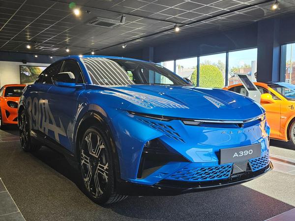 Used ~ Alpine A390 89kWh GT Fastback Auto 4WD 5dr (22kW Charger) Bleu Alpine Vision at Martins Group