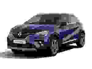  Renault CAPTUR Techno TCe 90 MY22 iron blue with diamond black roof at Startin Group