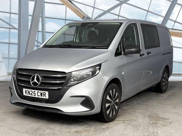 Used 2025 Mercedes-Benz Vito 2.0 119 CDI SELECT Crew Van G-Tronic RWD L2 Euro 6 (s/s) 5dr High-tech silver at MBNI Truck & Van