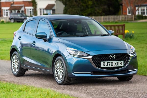 Used 2021 Mazda Mazda2 1.5 SKYACTIV-G Sport Nav Auto Euro 6 (s/s) 5dr Blue at Little Wick Green