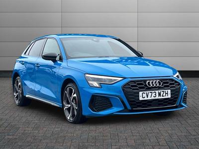 Used 2023 Audi A3 1.4 TFSIe 45 S line Competition Sportback S Tronic Euro 6 (s/s) 5dr 13kWh at Sinclair Direct