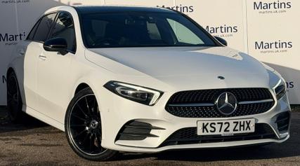 Used 2023 Mercedes-Benz A Class 1.3 A200 AMG Line Night Edition (Premium Plus) 7G-DCT Euro 6 (s/s) 5dr at Martins Group