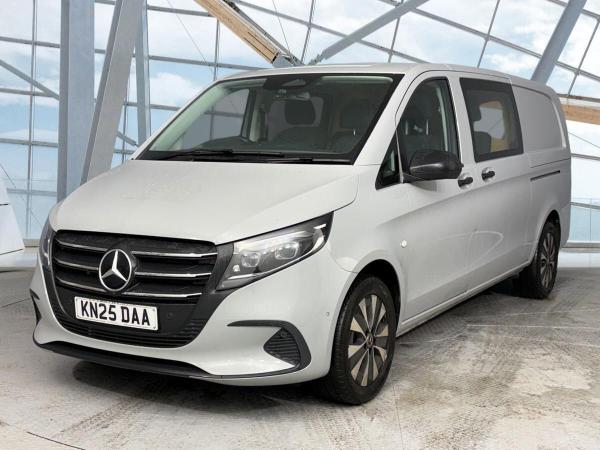 Used 2025 Mercedes-Benz Vito 2.0 119 CDI SELECT Crew Van G-Tronic RWD L3 Euro 6 (s/s) 5dr Alpine Grey at MBNI Truck & Van