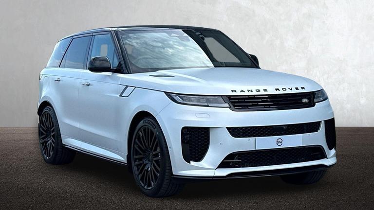Used ~ Land Rover Range Rover Sport 4.4 P635 V8 MHEV SV Auto 4WD Euro 6 (s/s) 5dr Ethereal Frost Silver in Satin Finish at Roger Young