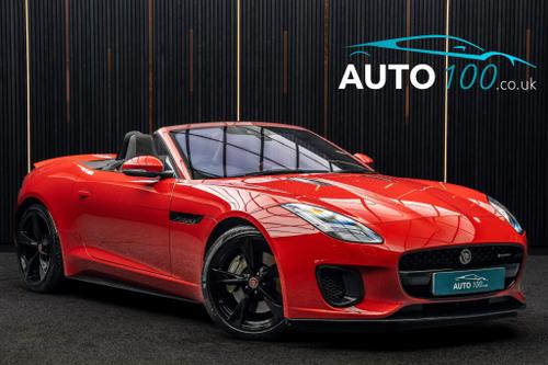 Used 2017 Jaguar F-Type 3.0 V6 R-Dynamic Auto Euro 6 (s/s) 2dr Red at Auto100