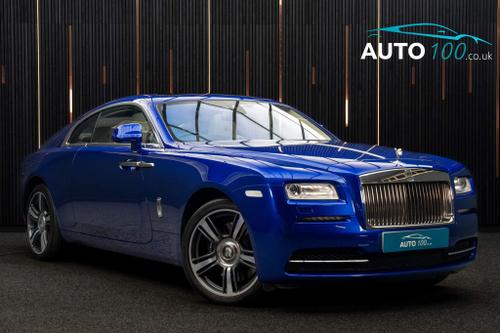 Used 2015 Rolls-Royce Wraith 6.6 V12 Auto Euro 6 2dr Blue at Auto100