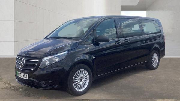 Used 2022 Mercedes-Benz eVito 100kWh PREMIUM Tourer Auto FWD L3 5dr (9Seat) Obsidian Black at MBNI Truck & Van