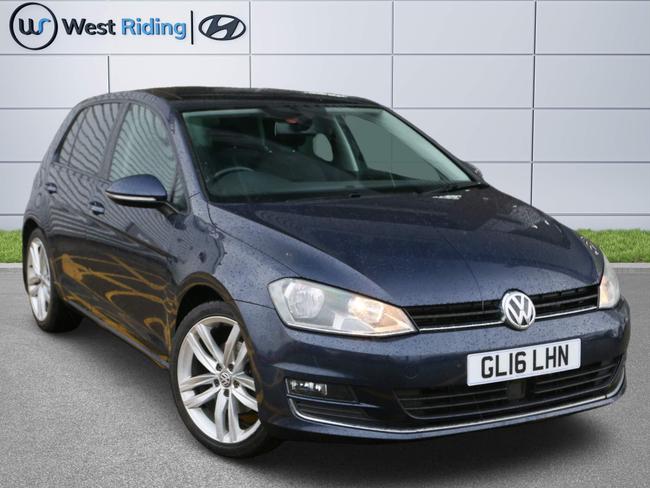 Used 2016 Volkswagen Golf 2.0 TDI BlueMotion Tech GT Edition DSG Euro 6 (s/s) 5dr Blue at West Riding