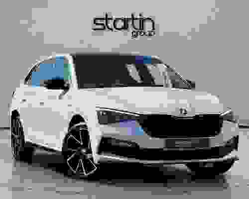 Skoda Scala 1.0 TSI (110ps) Monte Carlo DSG White at Startin Group