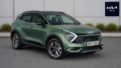 Used 2024 Kia Sportage 1.6 T-GDi HEV GT-LINE S Experience Green with Black Roof at Kia Motors UK