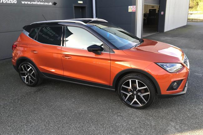 Used 2020 SEAT Arona 1.0 TSI GPF FR Sport SUV 5dr Petrol Manual Euro 6 (s/s) (115 ps) Orange at RM Fisher