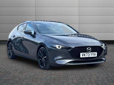 Used 2023 Mazda Mazda3 2.0 e-SKYACTIV-X MHEV Exclusive-Line Euro 6 (s/s) 5dr at Sinclair Direct