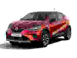 Used ~ Renault CAPTUR Evolution TCe 90 MY22 flame red with diamond black roof at Startin Group