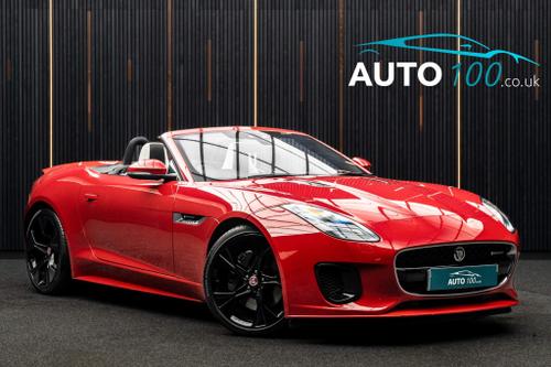 Used 2018 Jaguar F-Type 2.0i R-Dynamic Auto Euro 6 (s/s) 2dr Red at Auto100