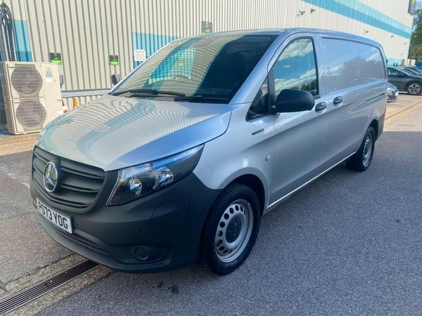 Used 2023 Mercedes-Benz eVito 116 e 66kWh Progressive Auto FWD L2 6dr (LWB) Brilliant silver at MBNI Truck & Van