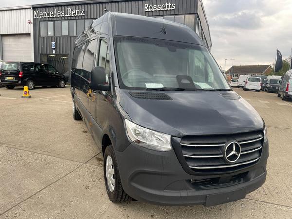 Used ~ Mercedes-Benz Sprinter 2.0 315 CDI HD PRO RWD L3 H2 Euro 6 (s/s) 5dr Tenorite Grey at MBNI Truck & Van