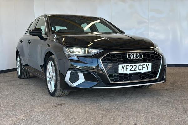 Used 2022 Audi A3 2.0 TDI 30 Sport Sportback 5dr Diesel Manual Euro 6 (s/s) (116 ps) at Otter Vale Motors