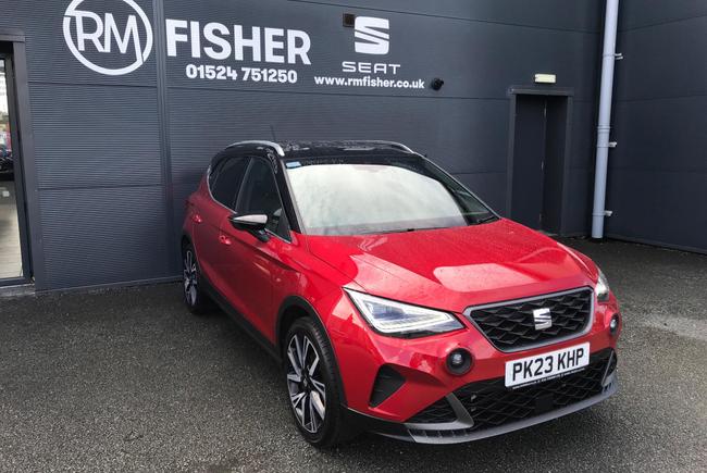 Used 2023 SEAT Arona 1.0 TSI FR Edition Euro 6 (s/s) 5dr Red at RM Fisher