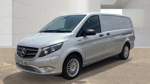 Used 2022 Mercedes-Benz eVito 116 e 66kWh Progressive Auto FWD L2 6dr (LWB) Brilliant Silver at MBNI Truck & Van