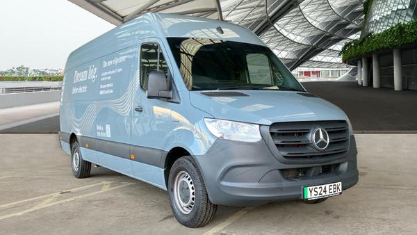 Used 2024 Mercedes-Benz eSprinter 420 113kWh SELECT Panel Van 5dr Electric Auto RWD L3 H2 (204 ps) Grey at MBNI Truck & Van