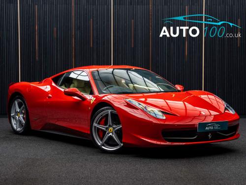 Used 2010 Ferrari 458 4.5 Italia F1 DCT Euro 5 2dr Red at Auto100