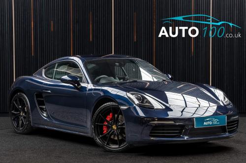 Used 2018 Porsche 718 Cayman 2.5T S PDK Euro 6 (s/s) 2dr Blue at Auto100