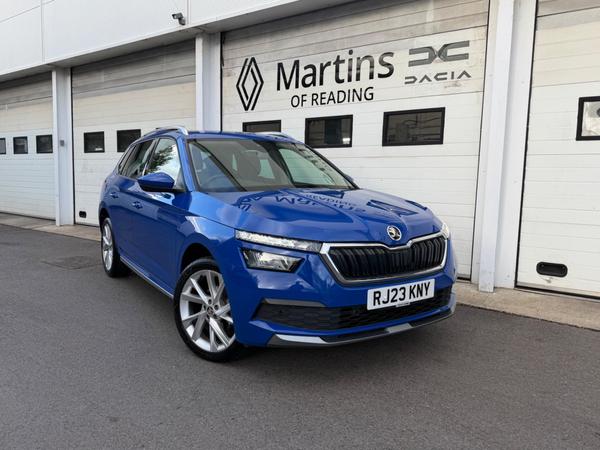 Used 2023 Skoda Kamiq 1.0 TSI SE L Executive SUV 5dr Petrol Manual Euro 6 (s/s) (110 ps) Blue at Martins Group