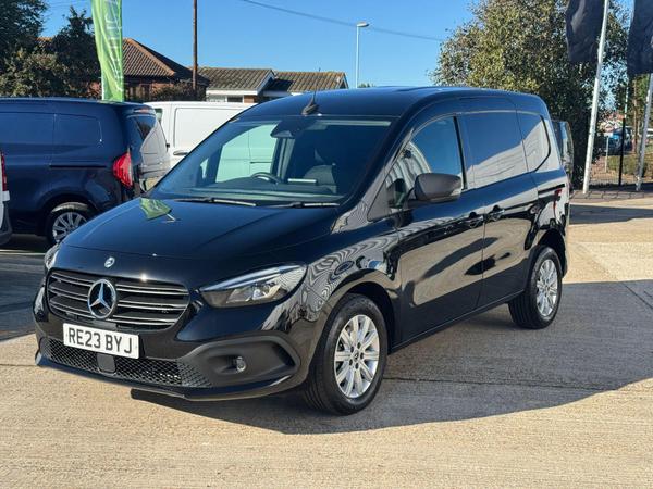 Used 2023 Mercedes-Benz Citan 1.5 110 CDI Premium Auto L1 Euro 6 (s/s) 5dr Loparite black at MBNI Truck & Van