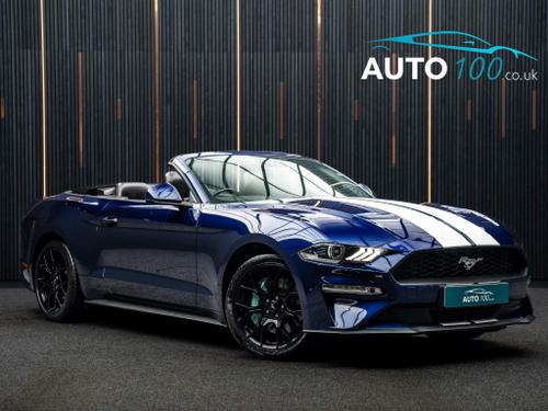 Used 2018 Ford Mustang 2.3T EcoBoost Euro 6 2dr Blue at Auto100