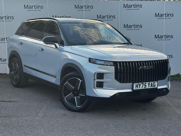 Used 2025 JAECOO 7 1.5T SHS 18.3kWh Luxury Auto Euro 6 (s/s) 5dr PEARL SILVER at Martins Group