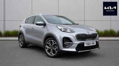 Used 2019 Kia Sportage 1.6 CRDi GT-LINE Lunar Silver at Kia Motors UK