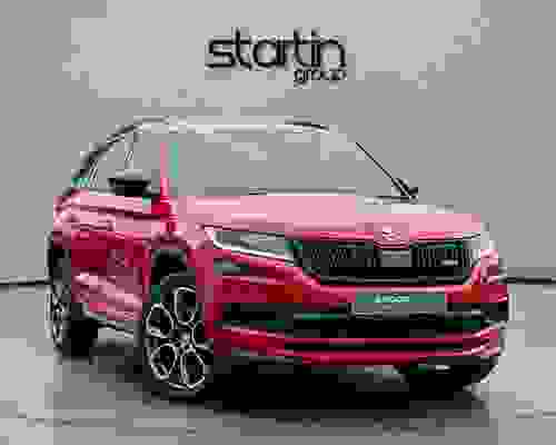 Skoda Kodiaq 2.0 BiTDI (239ps) 4X4 vRS (7 seats) DSG SUV Velvet Red at Startin Group