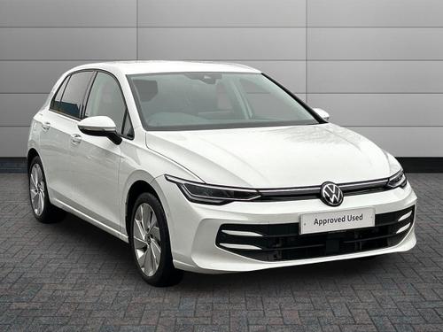 Used 2025 Volkswagen Golf 1.5 eTSI MHEV Match DSG Euro 6 (s/s) 5dr White at Sinclair Volkswagen