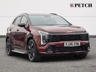 Used 2026 Kia Sportage 1.6 T-GDi HEV GT-LINE Magma Red at Kia Motors UK