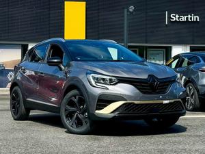 Used ~ Renault CAPTUR E-Tech Engineered Hybrid 145 Auto MY22 oyster grey with diamond black roof at Startin Group