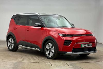 Used 2023 Kia Soul 150kW Electric Motor EXPLORE Inferno Red With Fusion Black at Kia Motors UK