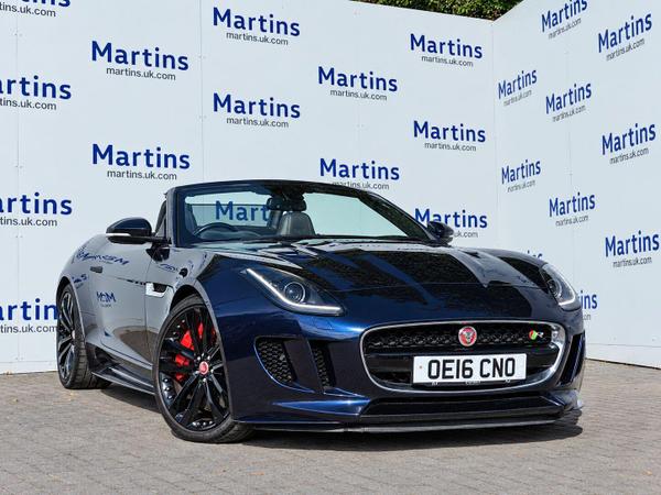 Used 2016 Jaguar F-Type 5.0 V8 R Auto AWD Euro 6 (s/s) 2dr Blue at Martins Group